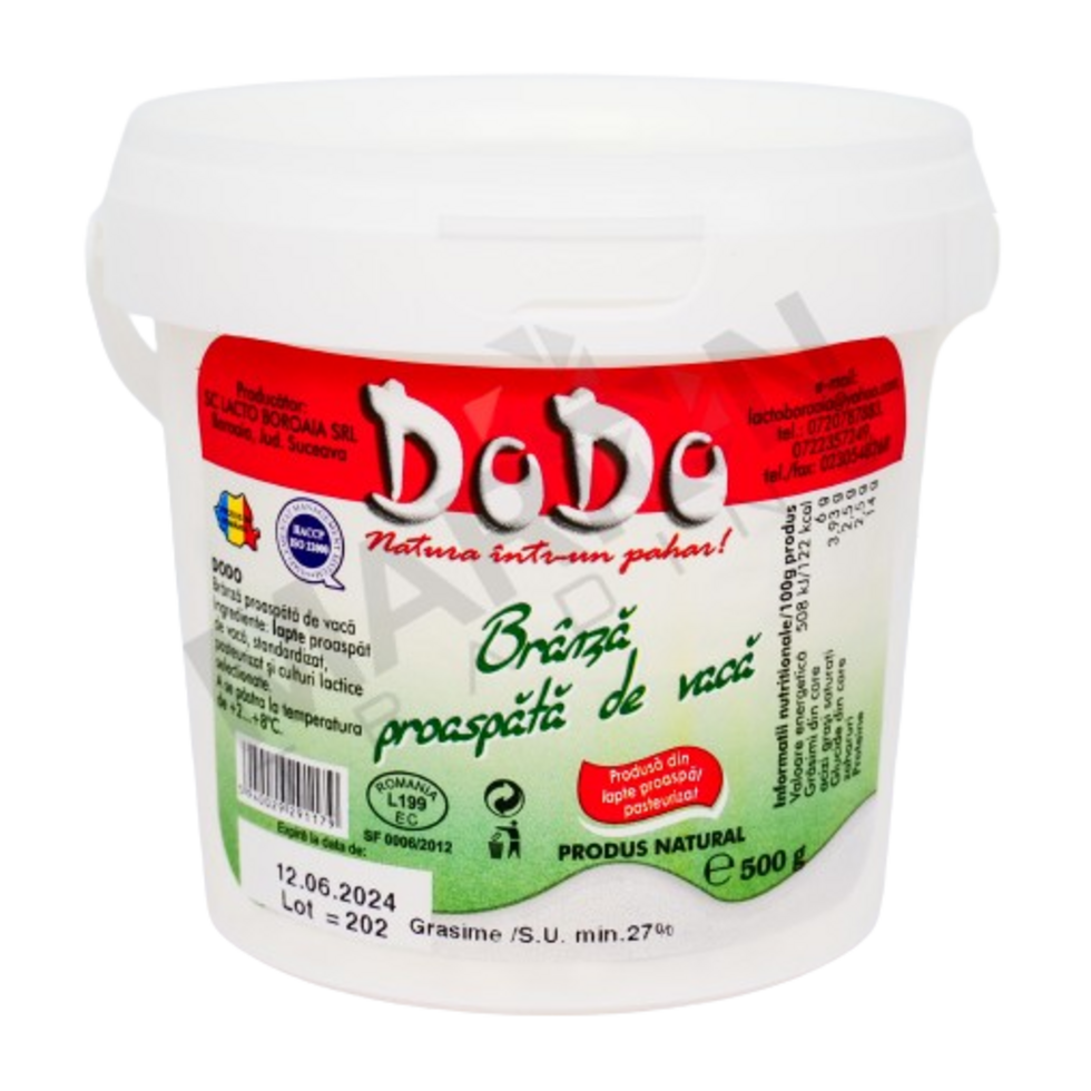 DODO BRANZA PROASPATA DE VACA 500GR