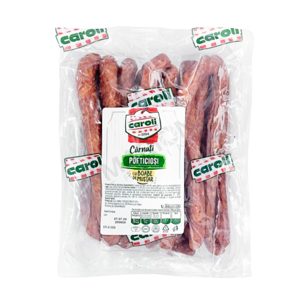 CAROLI CARNATI POFTICIOSI CU BOABE DE MUSTAR 1KG