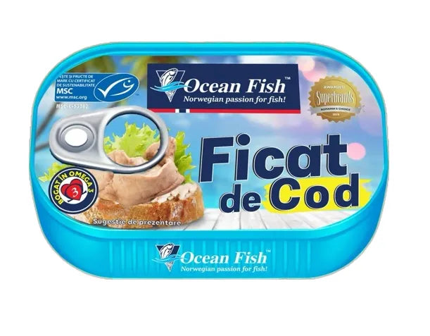 OCEAN FISH FICAT DE COD 121G