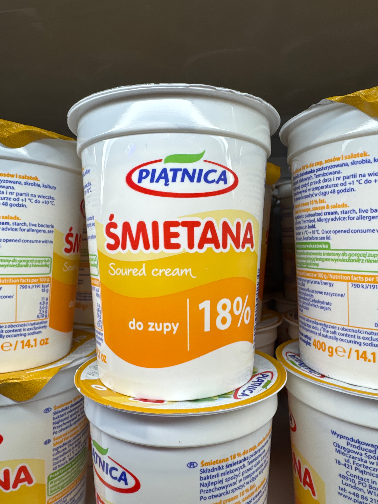 PIATNICA SMIETANA