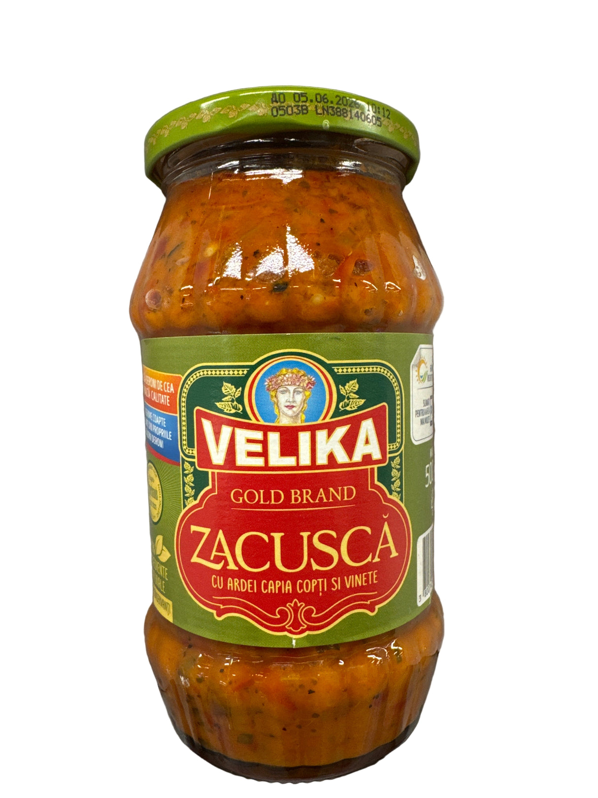 VELIKA ZACUSCA CU ARDEI COPT ȘI VINETE 500g