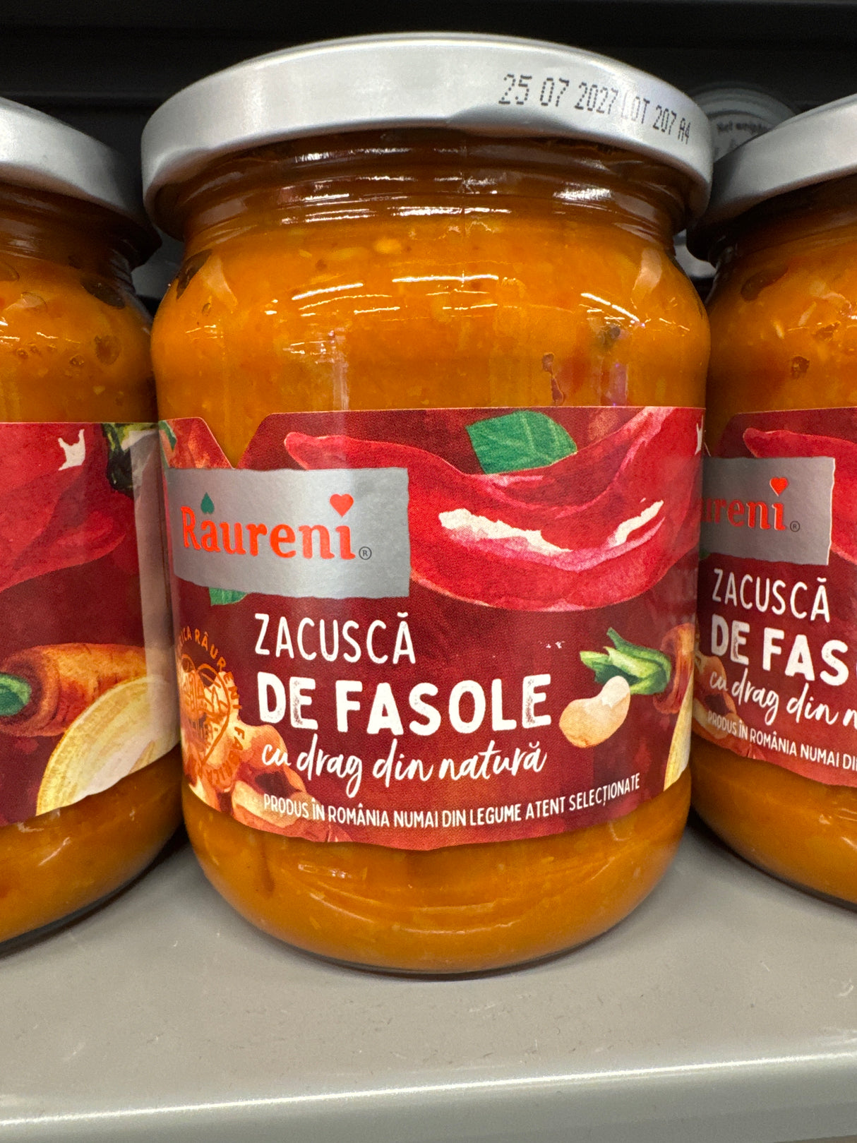 RAURENI ZACUSCA DE FASOLE 500g