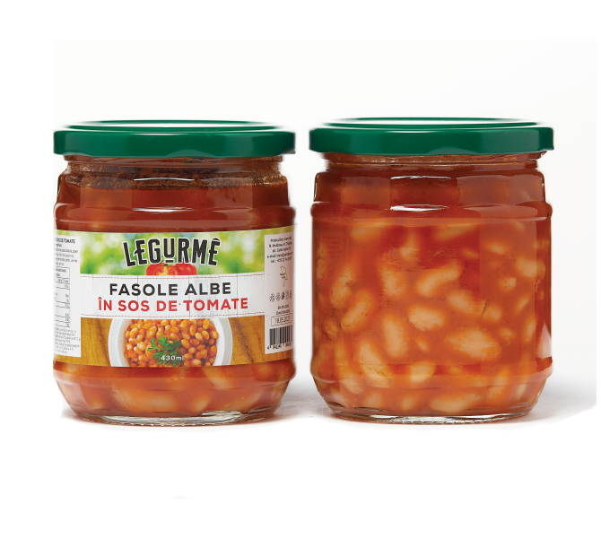 LEGURME FASOLE IN SOS DE TOMATE 430ML