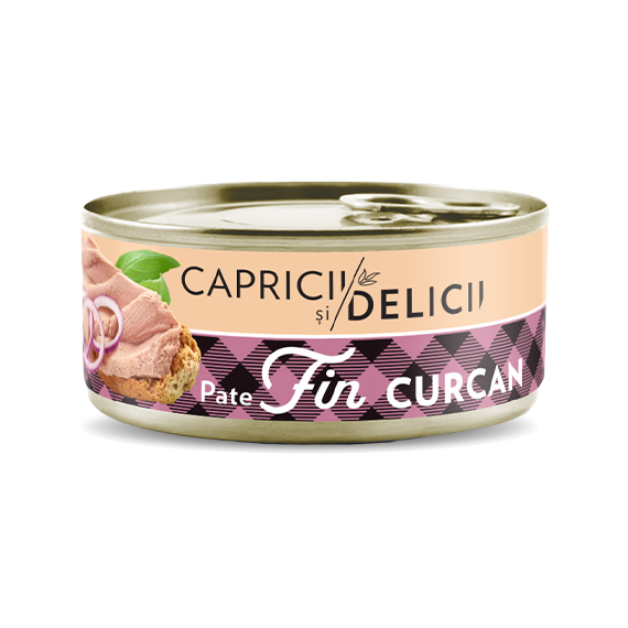 CAPRICII DELICII PATE FIN CURCAN 120GR