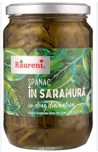 RAURENI SPANAC IN SARAMURA 720GR