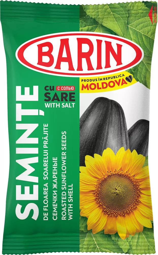 BARIN SEMINTE DE FLOAREA SOARELUI CU SARE 100G