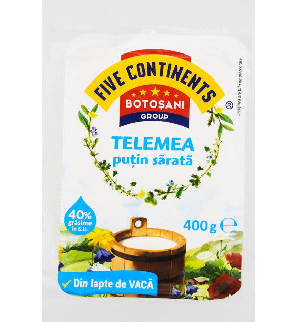 FIVE CONTINENTS TELEMEA VACA SLABA SARATA 400GR