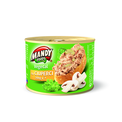 MANDY PATE VEGETAL CIUPERCI 200GR